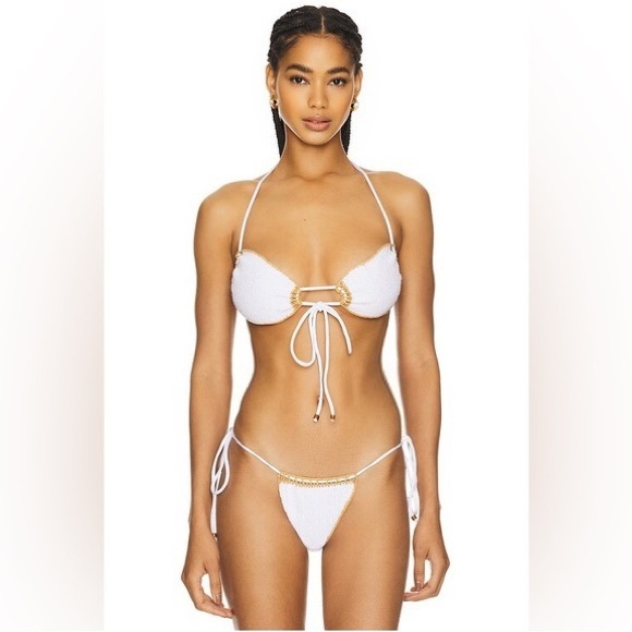 Indah Other - Indah Samira top and Iza bottom in white